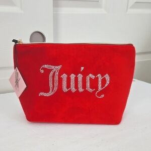 Juicy Couture NWT Velour Cosmetic Bag
